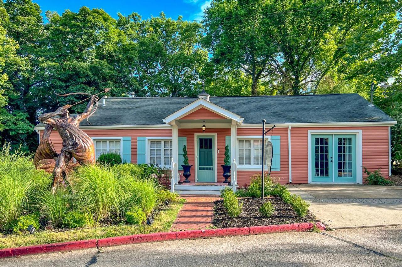 Eclectic Osage Cottage In Historic District Eureka Springs Exteriör bild