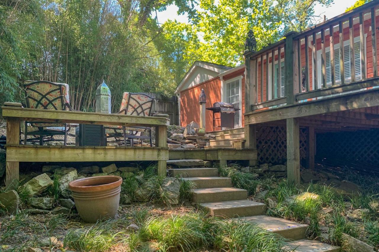 Eclectic Osage Cottage In Historic District Eureka Springs Exteriör bild